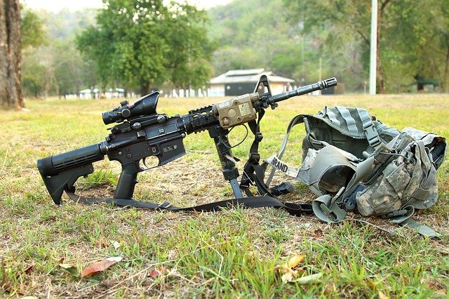 army gun using aluminum